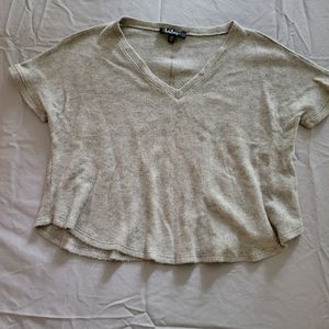 Lulu's cap sleeve tan sweater